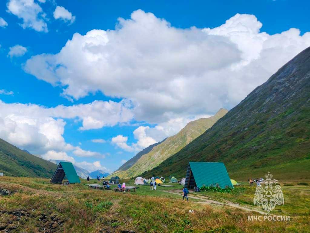 В горах Сочи спасли туристов