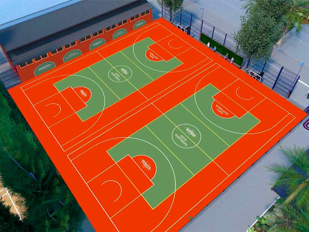 В Сочинской «Ривьере» обновят баскетбольную площадку