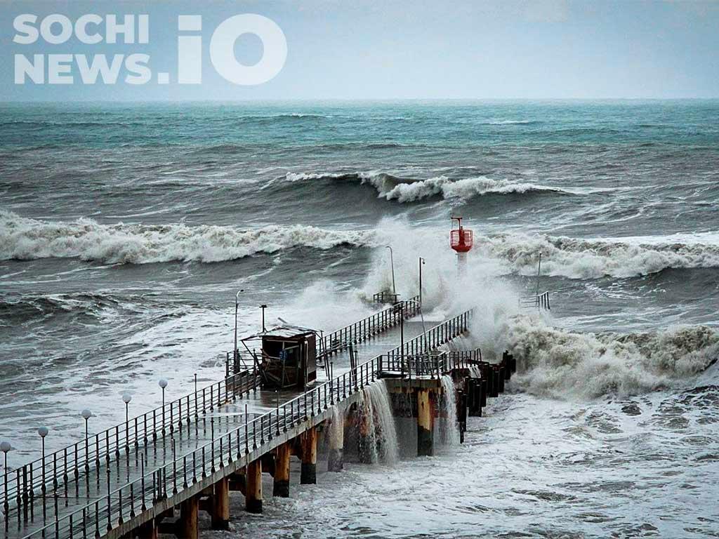 Бурный старт недели: погода в Сочи