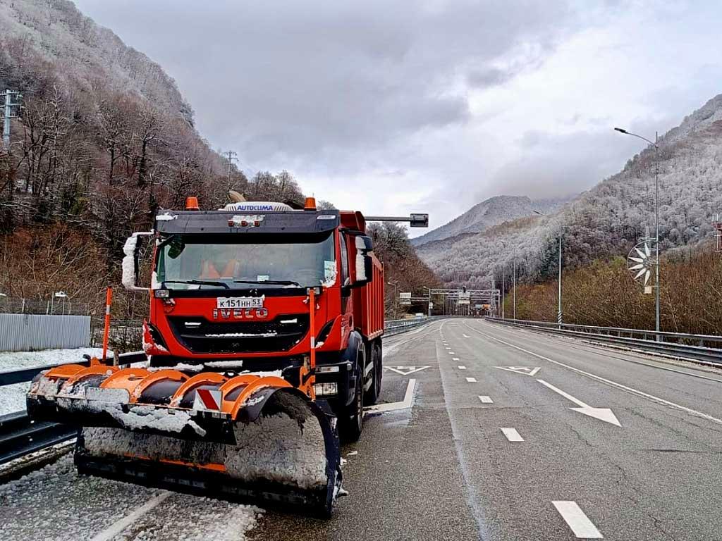 Въезд в Красную Поляну на летней резине будет запрещен