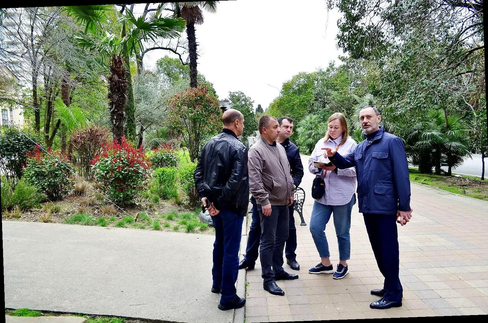 «Оценка состояния Сада российско-японской дружбы в Сочи»