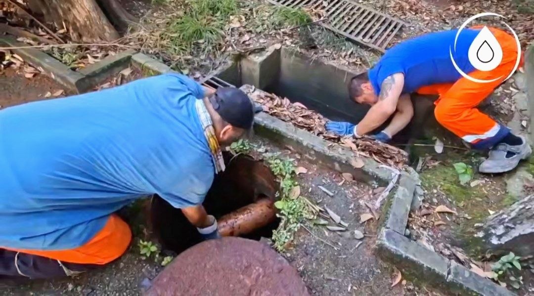 В Сочи специалисты Водоканала устранили незаконное подключение ливневой канализации