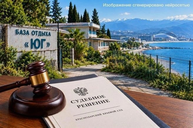 Базу отдыха «Юг» в Сириусе обязали снести из-за нецелевого использования земли