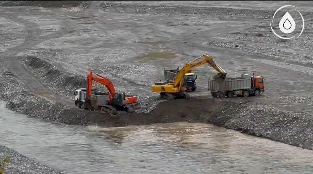 В Сочи продолжаются восстановительные работы на водозаборе реки Шахе
